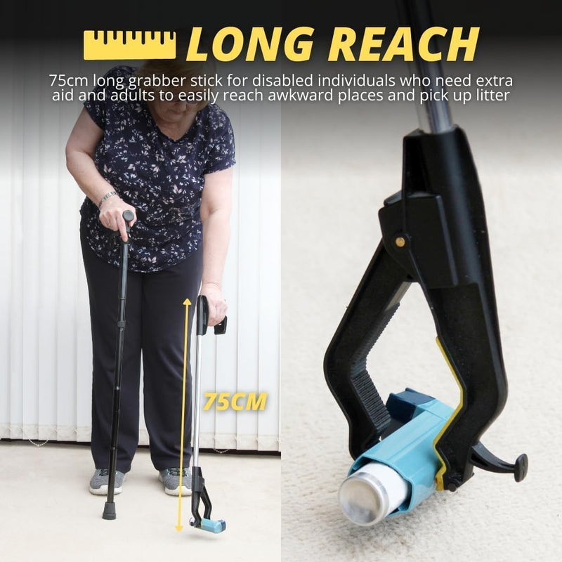 75cm Litter Picker Grabber Tool Lightweight Reaching Aid