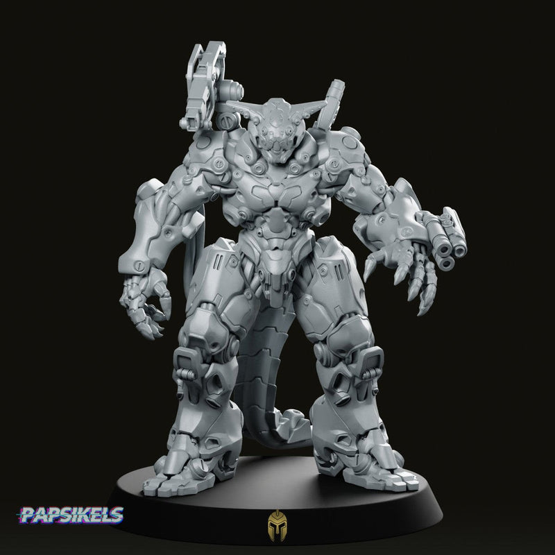 Lord Asharnel Cyborg Demon Boss Miniature Armoured Sci-Fi