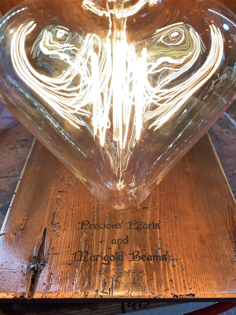 Love Heart 'Angel' Table Lamp