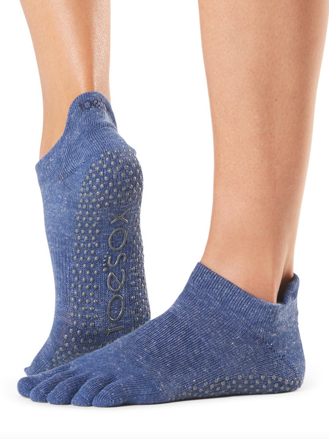 ToeSox Low Rise Full Toe Grip Socks