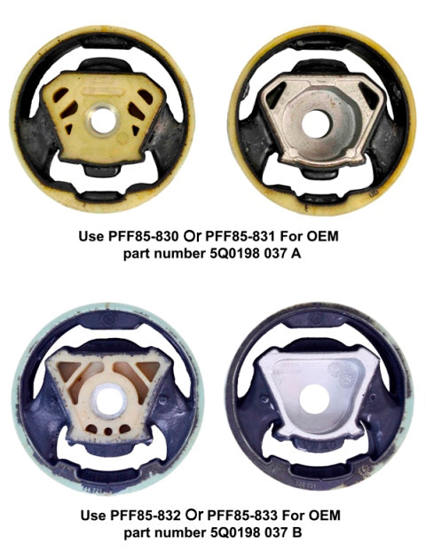 POWERFLEX LOWER ENGINE MOUNT INSERT (LARGE) (AUDI / SEAT / SKODA / VW MQB MODELS)