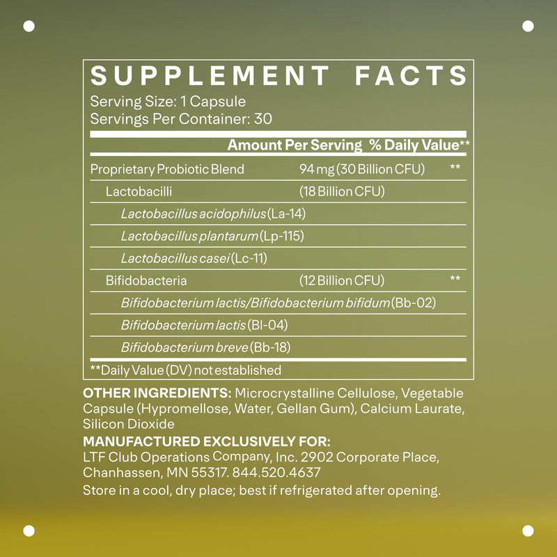 LTH Balance Multi Pro 30B Probiotic – 30B CFUs, Dairy-Free