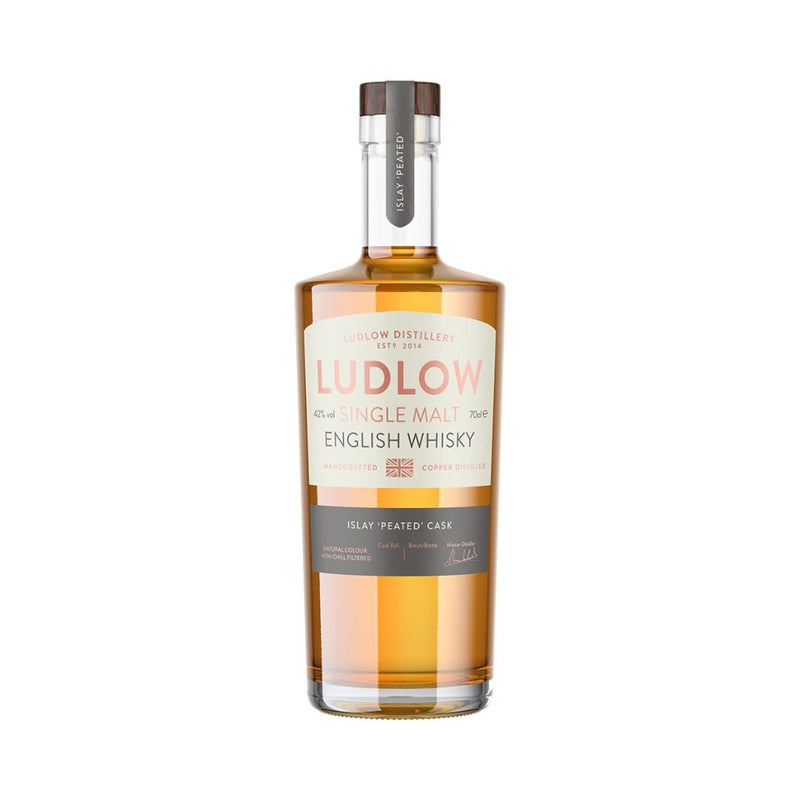 Ludlow Distillery Islay Peated Cask Single Malt English Whisky, 70cl
