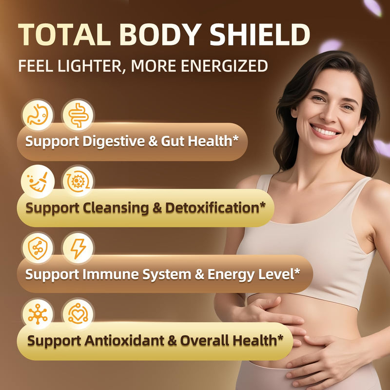 Lukaree 16-in-1 Wormwood & Black Walnut Capsules | Liposomal 98% Absorption