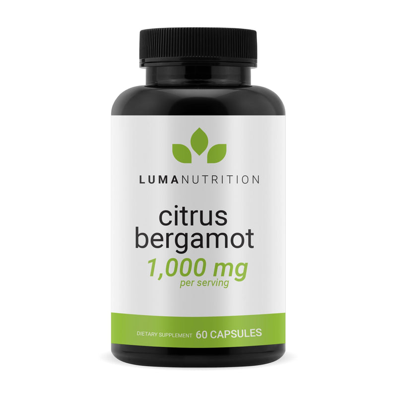 Luma Nutrition Citrus Bergamot 1000mg – Citrus Bergamot Supplement – Made in USA, Veteran Owned – 60 Capsules