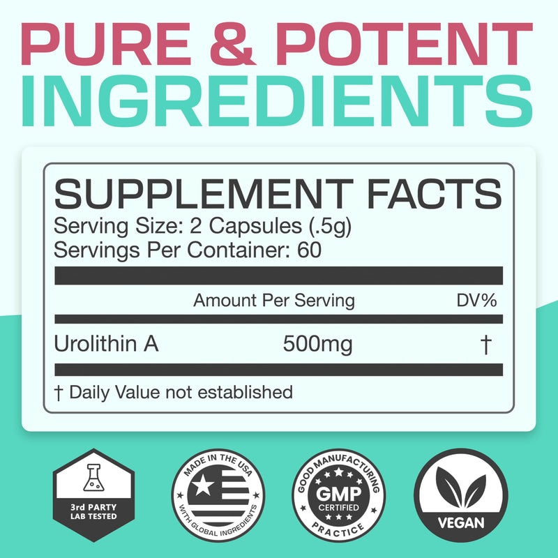Lumora Urolithin A – Cellular Renewal & Mitochondrial Support (60 Day)