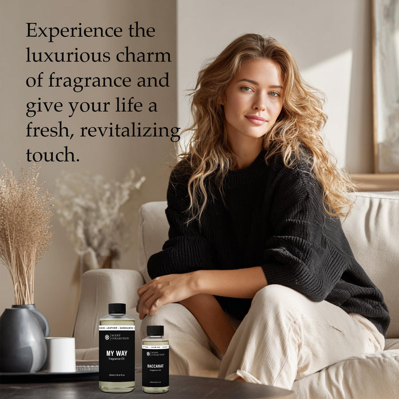 Luxury Hotel Scent Santal Diffuser Oil – Waterless 200ml Sandalwood, Non-Toxic