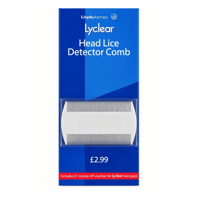 Lyclear Double Sided Head Lice Nit Comb