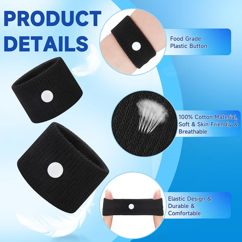 LYJEE Motion Sickness Bracelets for Adults & Kids | Acupressure Nausea Relief