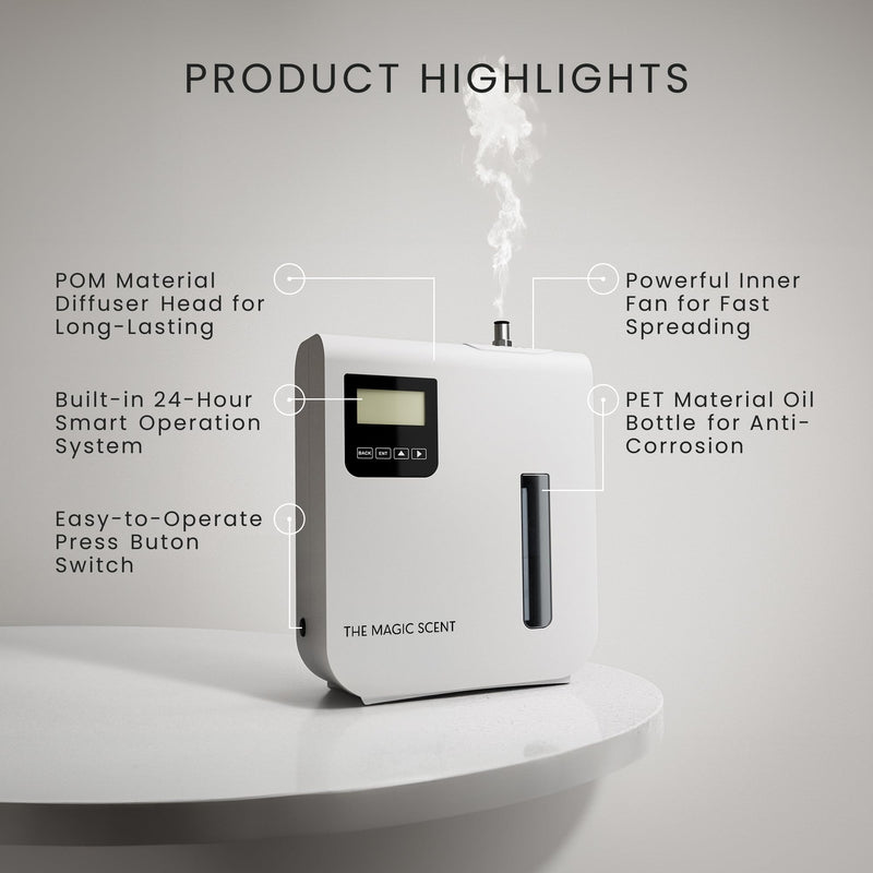 The Magic Scent Diffuser – Waterless Nebulizing Scent Machine for Home & HVAC