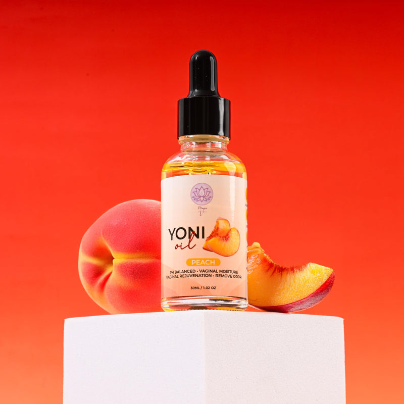 Magic V Steam Yoni Oil for Women – Organic Vaginal Care, pH Balance, Odor Control, Peach Scent