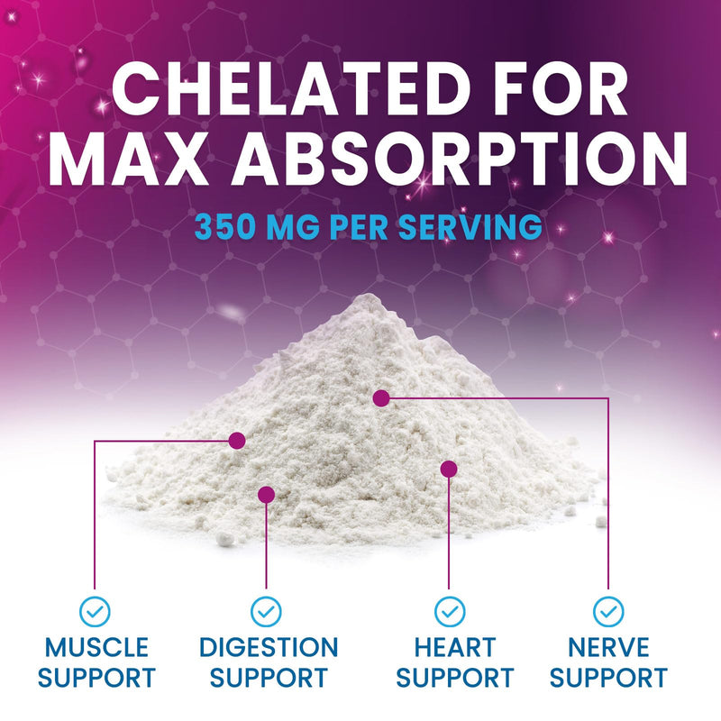 Magnesium Citrate Powder Drink Mix (60 Servings) - Aquamin Magnesium | Sugar Free, Gluten Free, Vegan