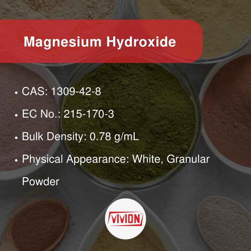 Magnesium Hydroxide USP Granular – Bulk 1 kg (2.2 lb) – Pharmaceutical Grade Excipient