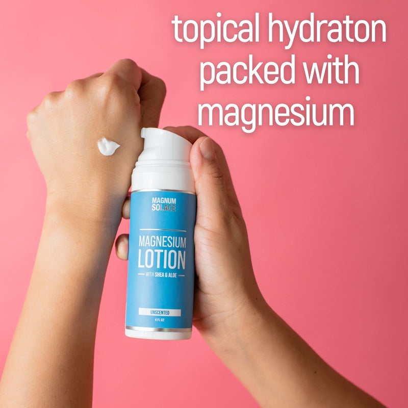 Magnesium Lotion – Super Concentrated with Aloe & Shea | Leg Cramps & Sore Muscles