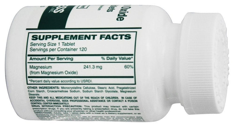 Cypress Pharmaceutical, Inc.- Magnesium Oxide 400 mg. - 120 Tablets