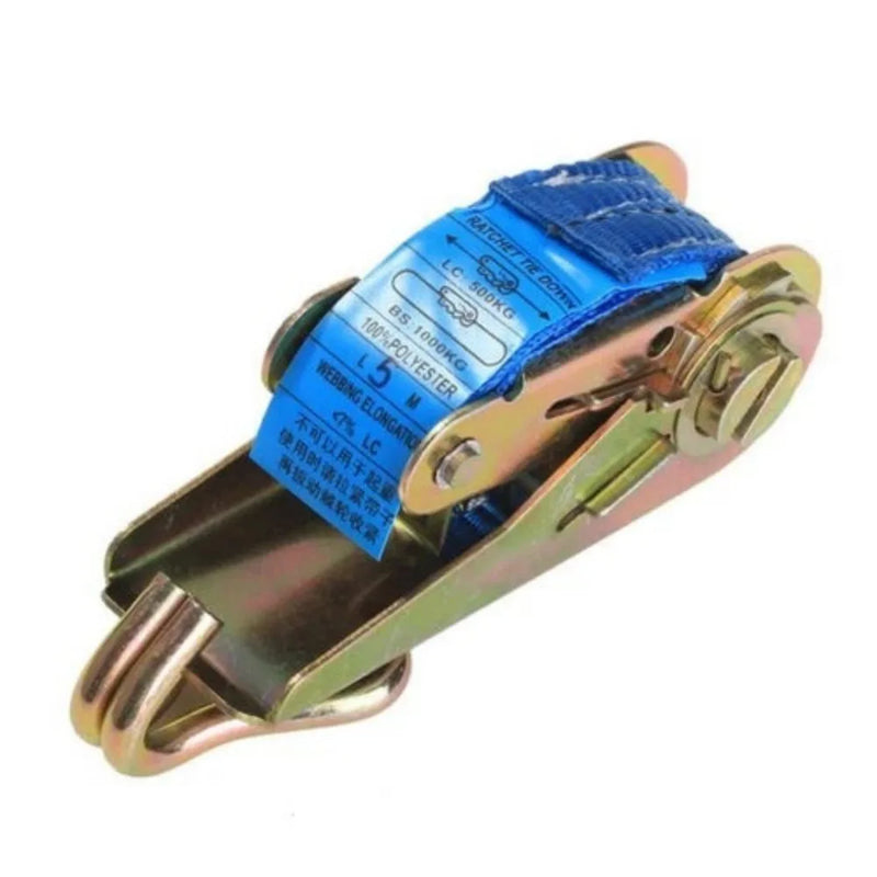 Ratchet Straps Tie Down 4 x 25mm endless 5 Metre Blue1500kg Lashing Straps UK