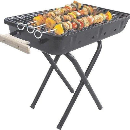 Large Bbq With Metal Stand