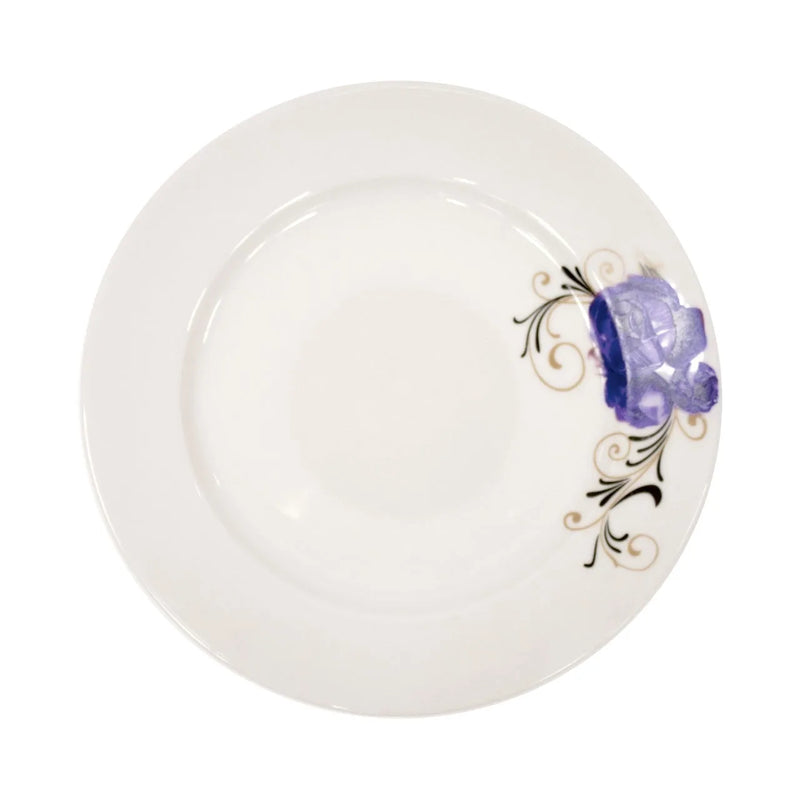 Durane Ceramic Dinner Plate Blue Rose