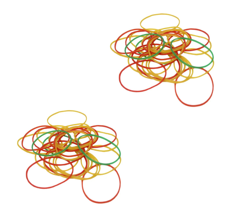 Assorted Colour Light Thin Rubber Bands Home School Arts And Crafts 300 Pack