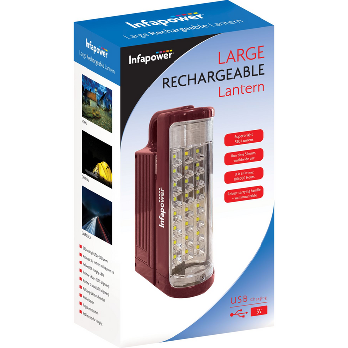 Infapower Compact Rechargeable Lantern Torch
