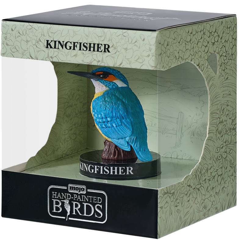 Common Kingfisher Mojo Garden Hand Painted Bird