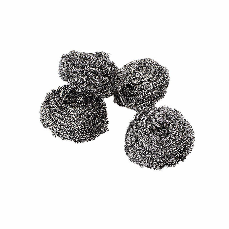 Stainless Steel Super Fine Small Scourers Pack Of 4