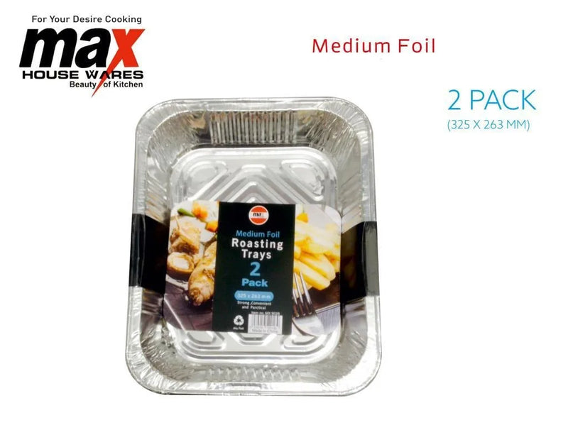 Disposable Aluminium Foil Roasting Tray Pack Of 2