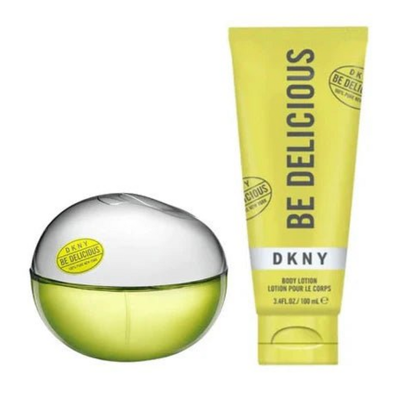 Dkny Be Delicious Gift Set (Eau De Parfum Spray 30ml  Body Lotion 100ml)