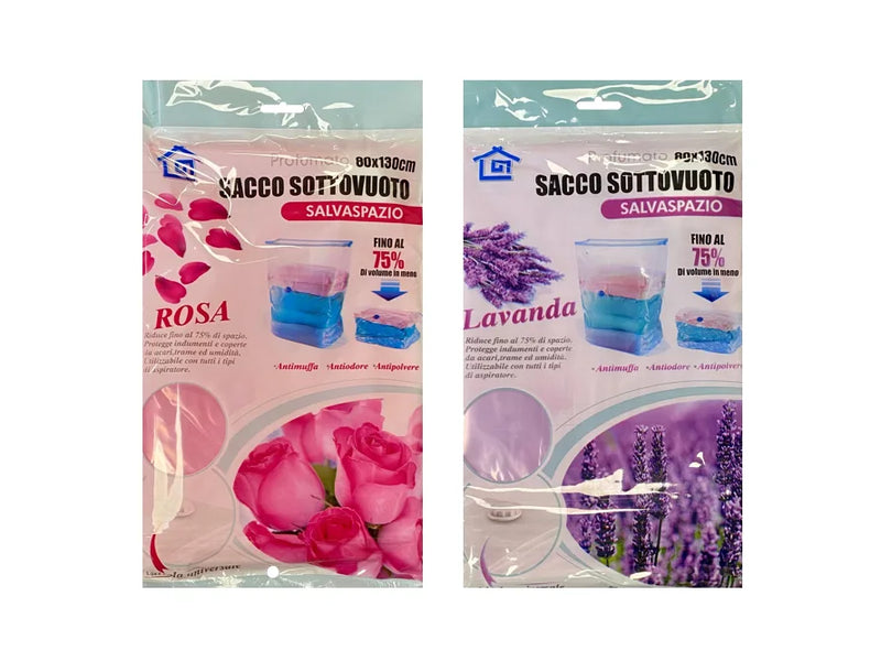 Floral Scented Clothes Storage Compressed Air Vacuum Bag Assorted Scents