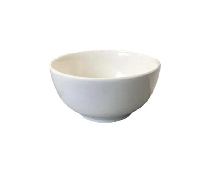 Dining Rice Bowl Plain White (Parcel Plus Rate)