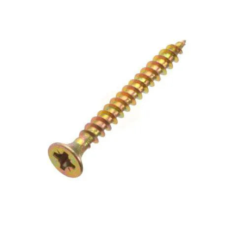 Pozi C Sk Chipboard Screws Yellow Diy