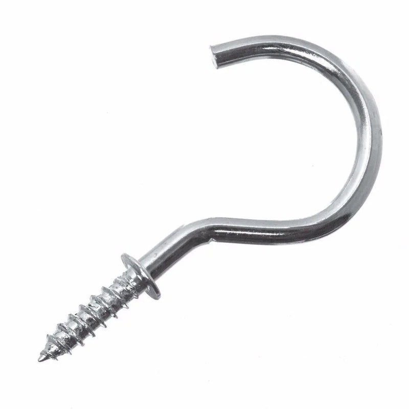 Value Pack Cup Hooks Chromed 1 – 1 4'' Pack Of 12