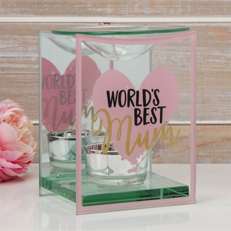 Glass Oil Burner - World's Best Mum