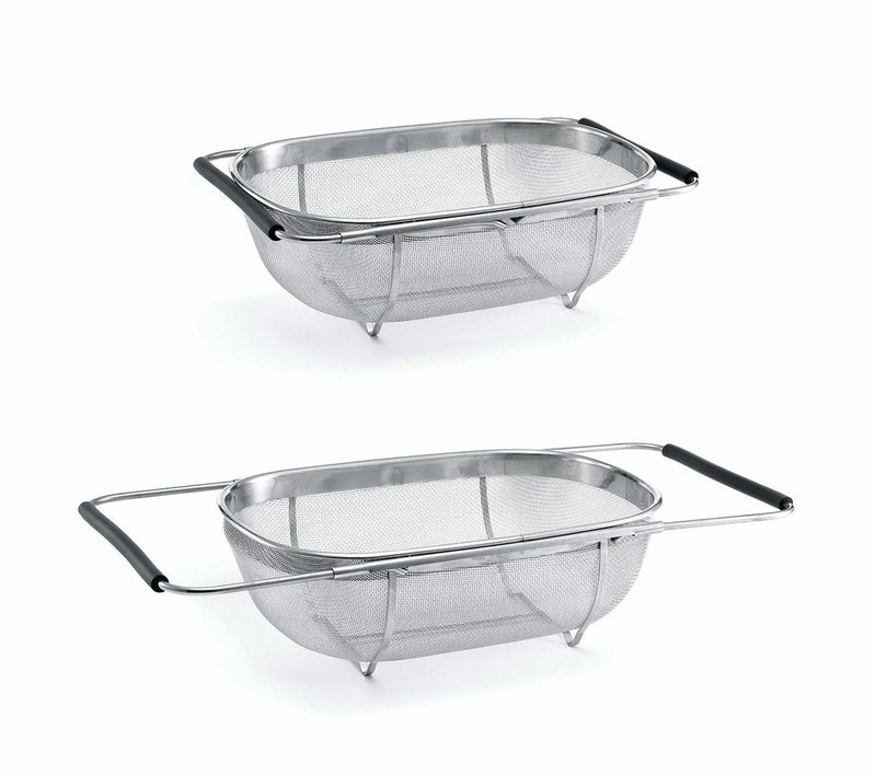 E x tendable Metal Rectangular Kitchen Sink Strainer 9734