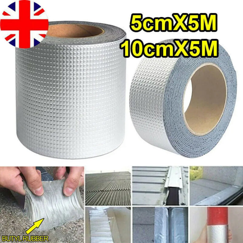Super Waterproof Tape Butyl Magic Leak Roof Pipe Repair Tape Adhesive Sealant-5m*10cm*1mm