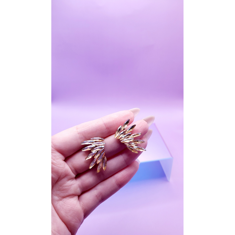 Sassy Crystal Stud Earrings