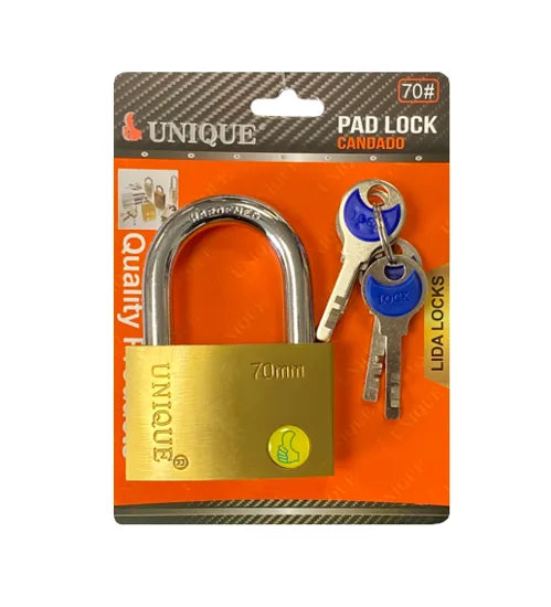Metal Padlock Security Lock With Keys