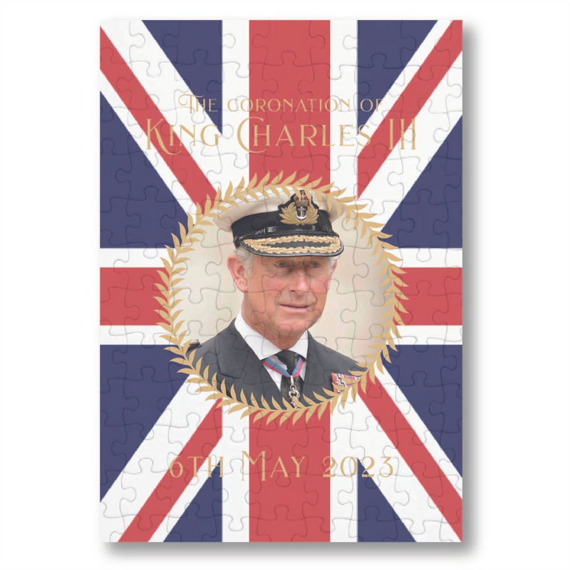King Charles III Jigsaw Puzzle Made In UK - 300pcs