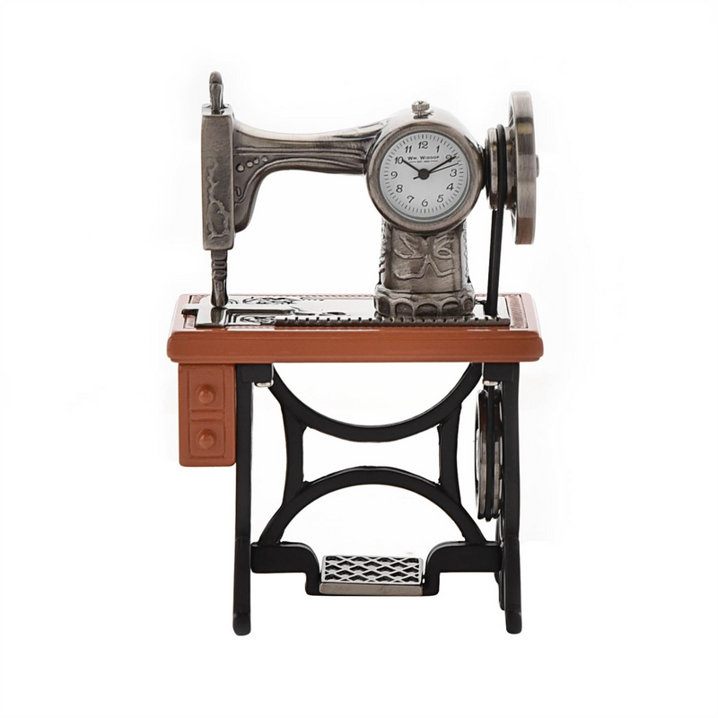Wm.Widdop Miniature Clock - Sewing Machine