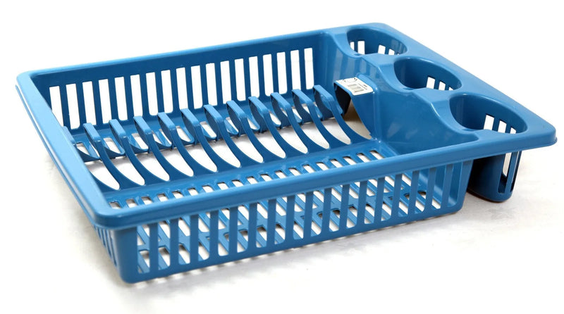 Plastic Plates Cutlery Glasses Holder Dish Drainer Assorted Colours