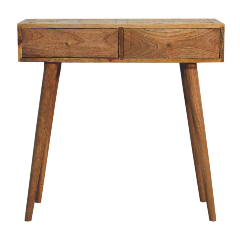 Artisan Furniture Solid Wood Larissa Aztec Console Table