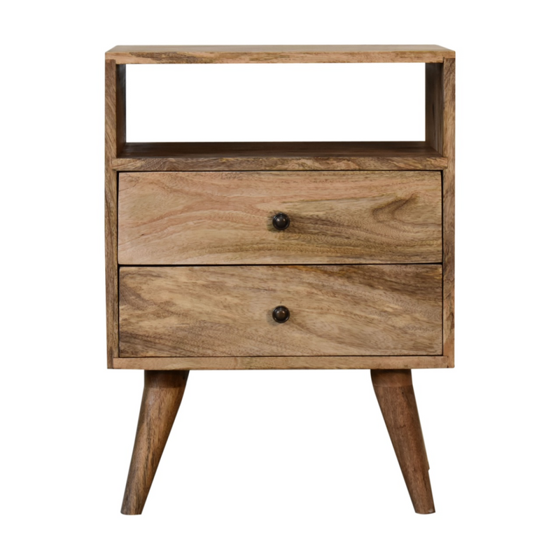 Artisan Furniture Solid Wood Classic Oak-ish Bedside