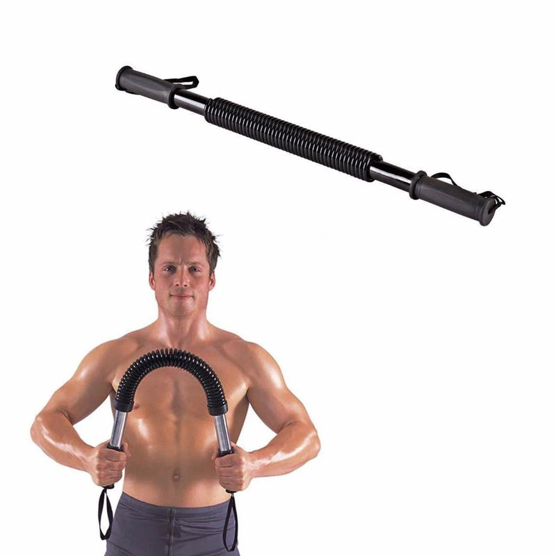 Fle x ible Power Twister Kg Stretch Spring Bendy Bar Gym E x ercise 50Kg W25