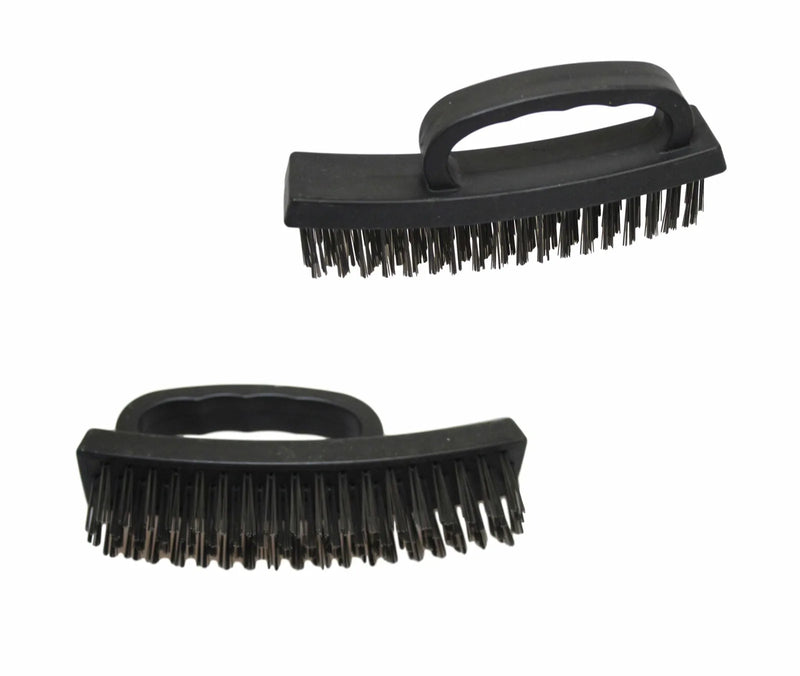 Plastic Wire Brush Black Cleaning Scrubbing Indoor Outdoor Brush