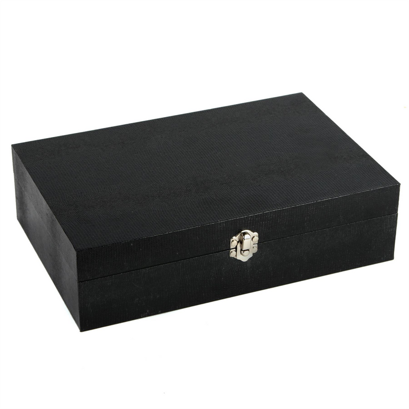 Harvey Makin Lizard Vinyl Watch Box Holds 12 Watches
