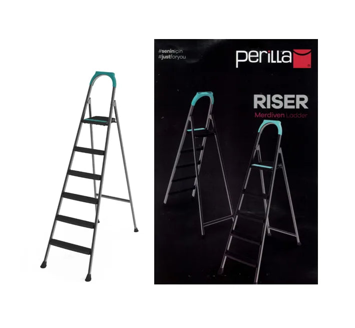 5 + 1 Perilla Riser Metal Indoor Outdoor Step Ladder L6