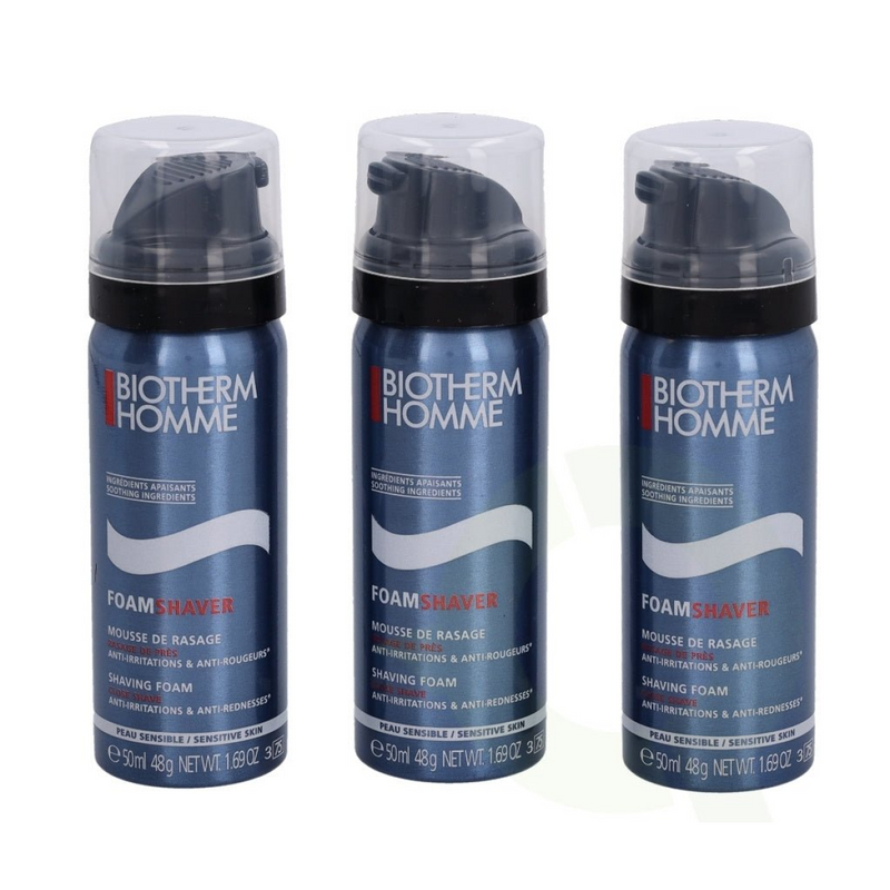 Biotherm Homme Sensitive Shaving Foam (3 x 50ml)