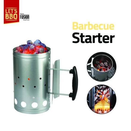 Garden Bbq Charcoal Starter Steel