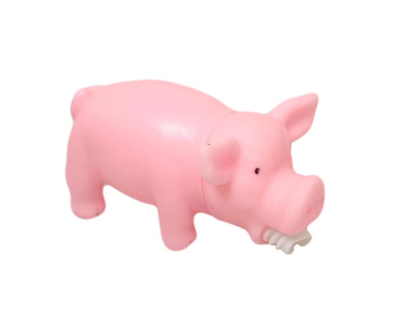Pet Dog Toy Squealing Pig Chewing Fetch