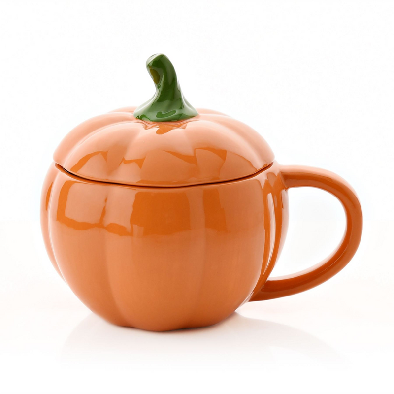 Pumpkin Mug with Lid